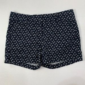 Ann Taylor City Short Navy Sailboat Shorts Size 4